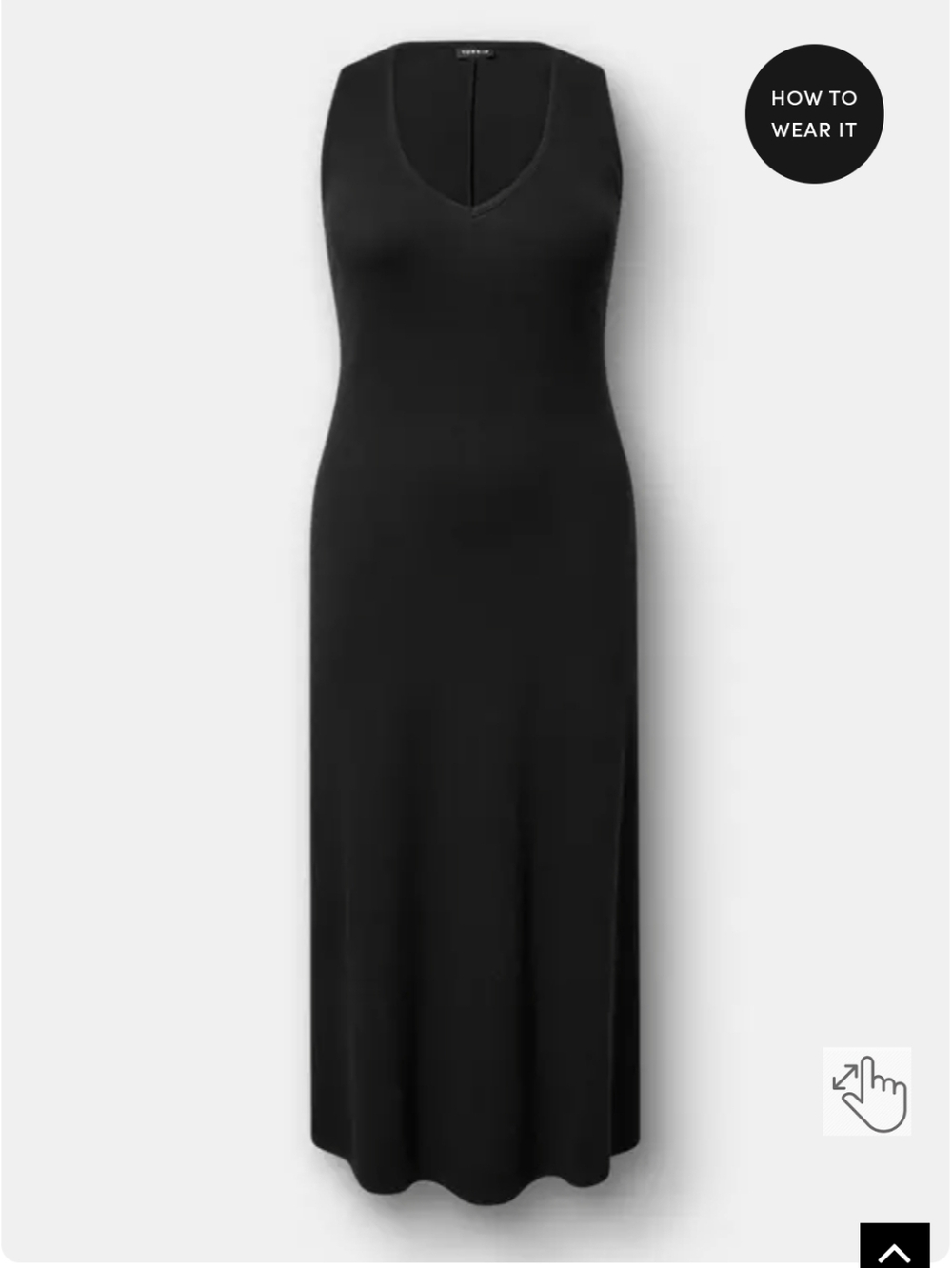 NWT Torrid Black Maxi Dress 1X